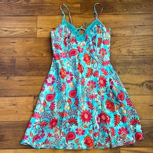 Mini slip dress